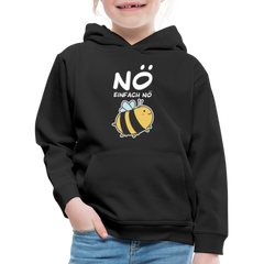 Hummel Nö Einfach Nö Kinder Premium Hoodie - Schwarz