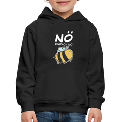 Hummel Nö Einfach Nö Kinder Premium Hoodie - Schwarz