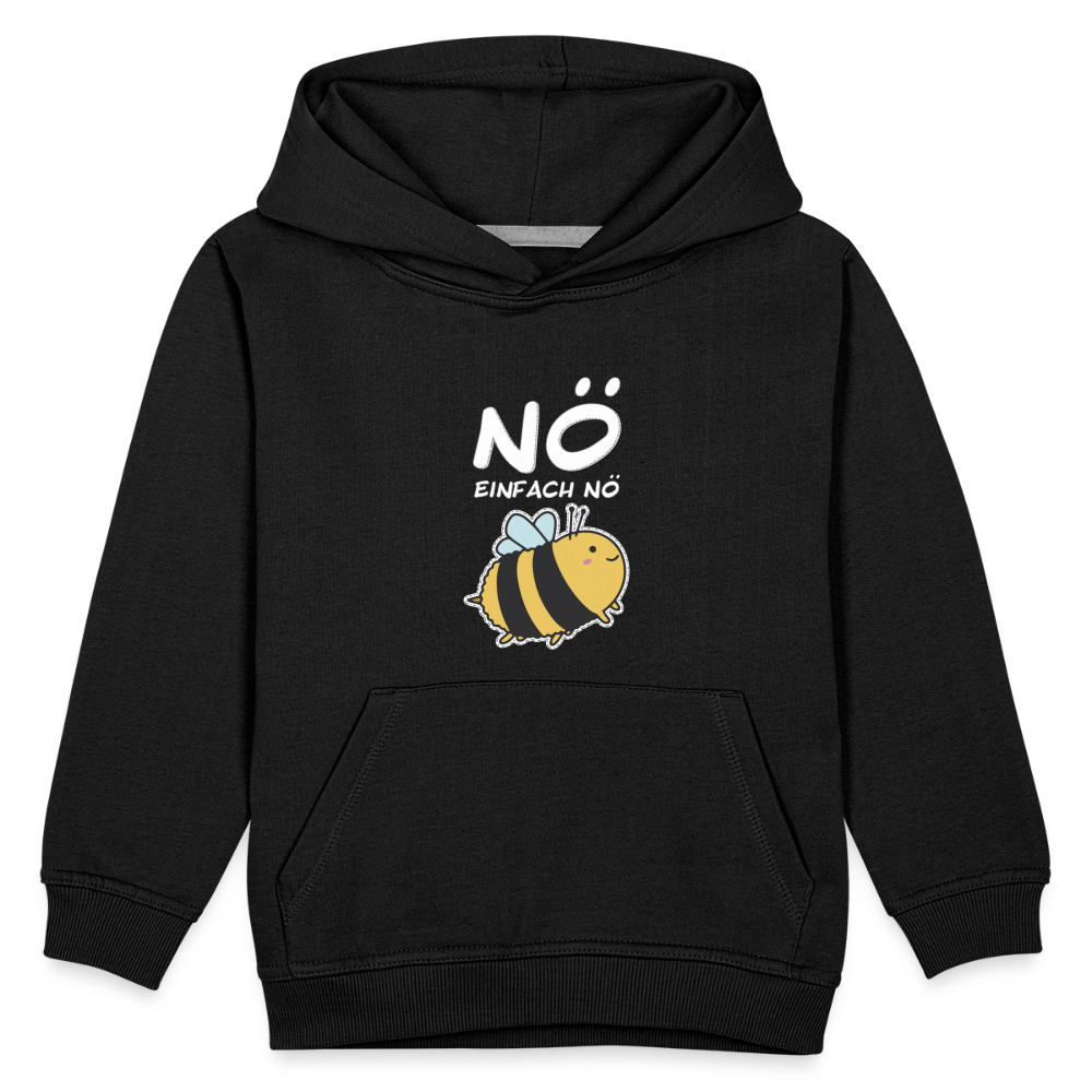 Hummel Nö Einfach Nö Kinder Premium Hoodie - Schwarz