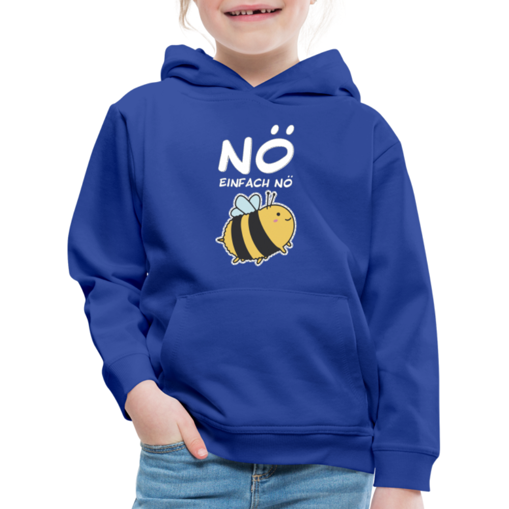 Hummel Nö Einfach Nö Kinder Premium Hoodie - Royalblau