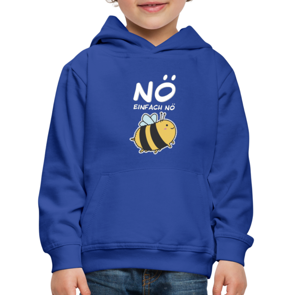 Hummel Nö Einfach Nö Kinder Premium Hoodie - Royalblau