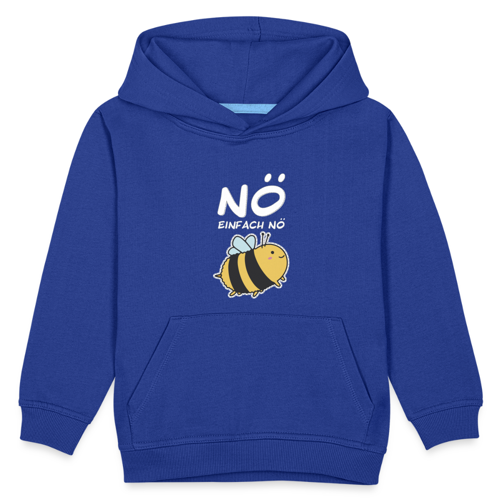 Hummel Nö Einfach Nö Kinder Premium Hoodie - Royalblau