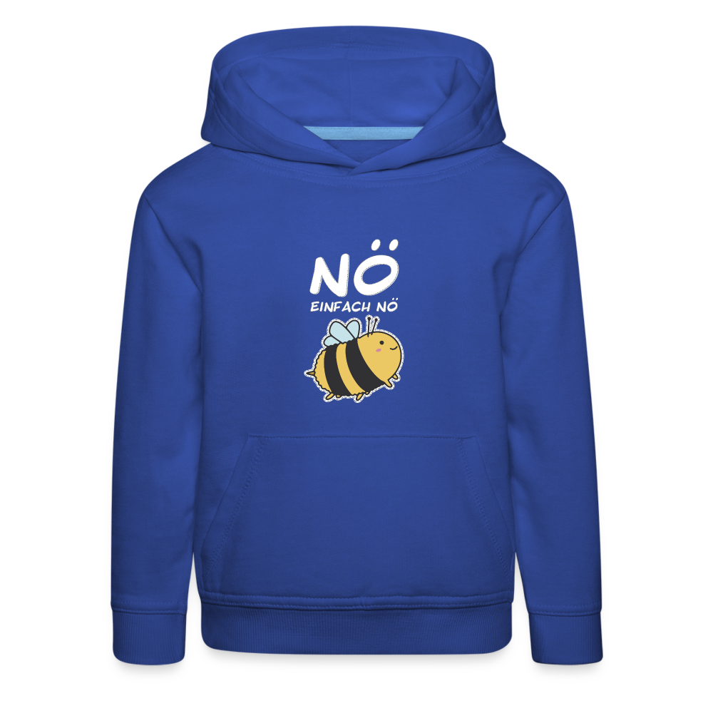 Hummel Nö Einfach Nö Kinder Premium Hoodie - Royalblau