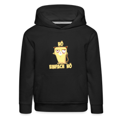 Katze Nö Einfach Nö Kinder Premium Hoodie - Schwarz