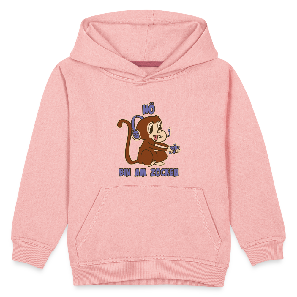 Affe Zocker Nö Einfach Nö Kinder Premium Hoodie - Kristallrosa