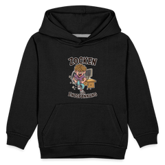 Junge Zocken zur Entspannung Kinder Premium Hoodie - Schwarz