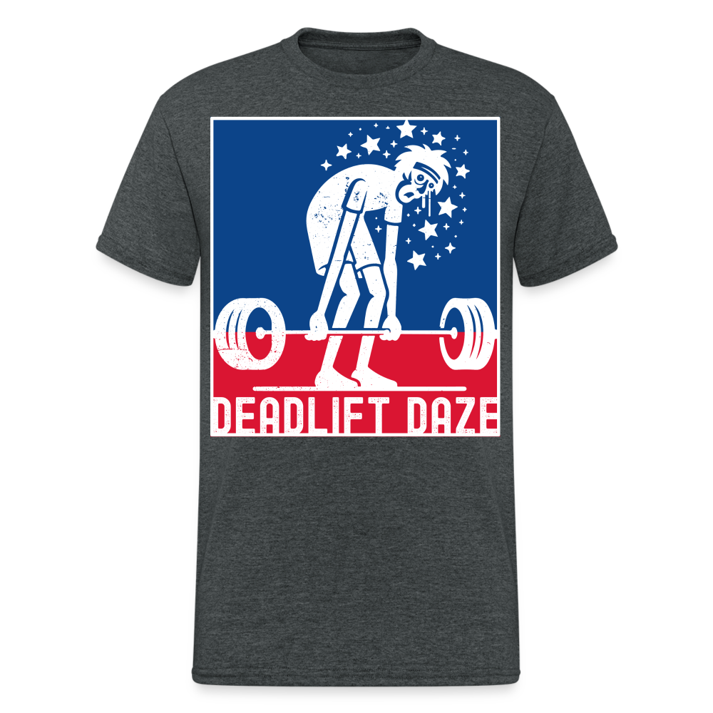 Deadlift Daze | Männer T-Shirt - Dunkelgrau meliert