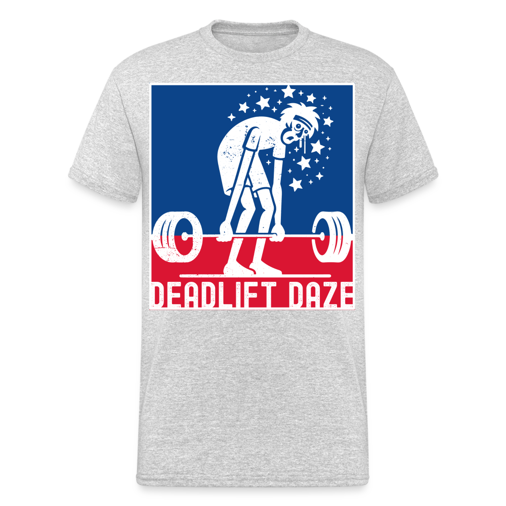Deadlift Daze | Männer T-Shirt - Grau meliert