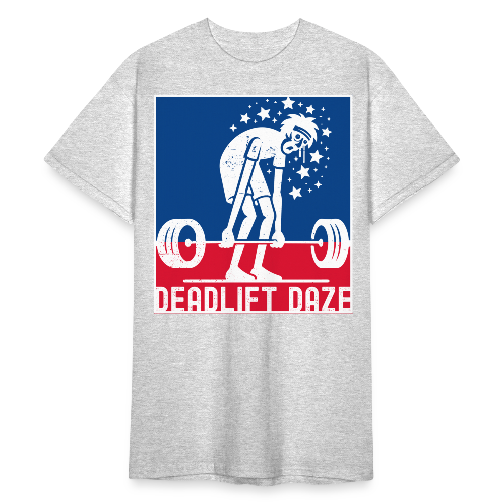Deadlift Daze | Männer T-Shirt - Grau meliert