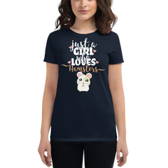 Just A Girl Who Loves Hamsters | Frauen T-Shirt