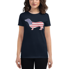Dackel USA | Frauen T-Shirt