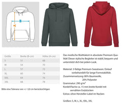Zeigt degus schones liebenswertes geschenk fur alle degubesitzer und degu fans unisex premium kapuzenpullover in Farbe Sportgrau Heather