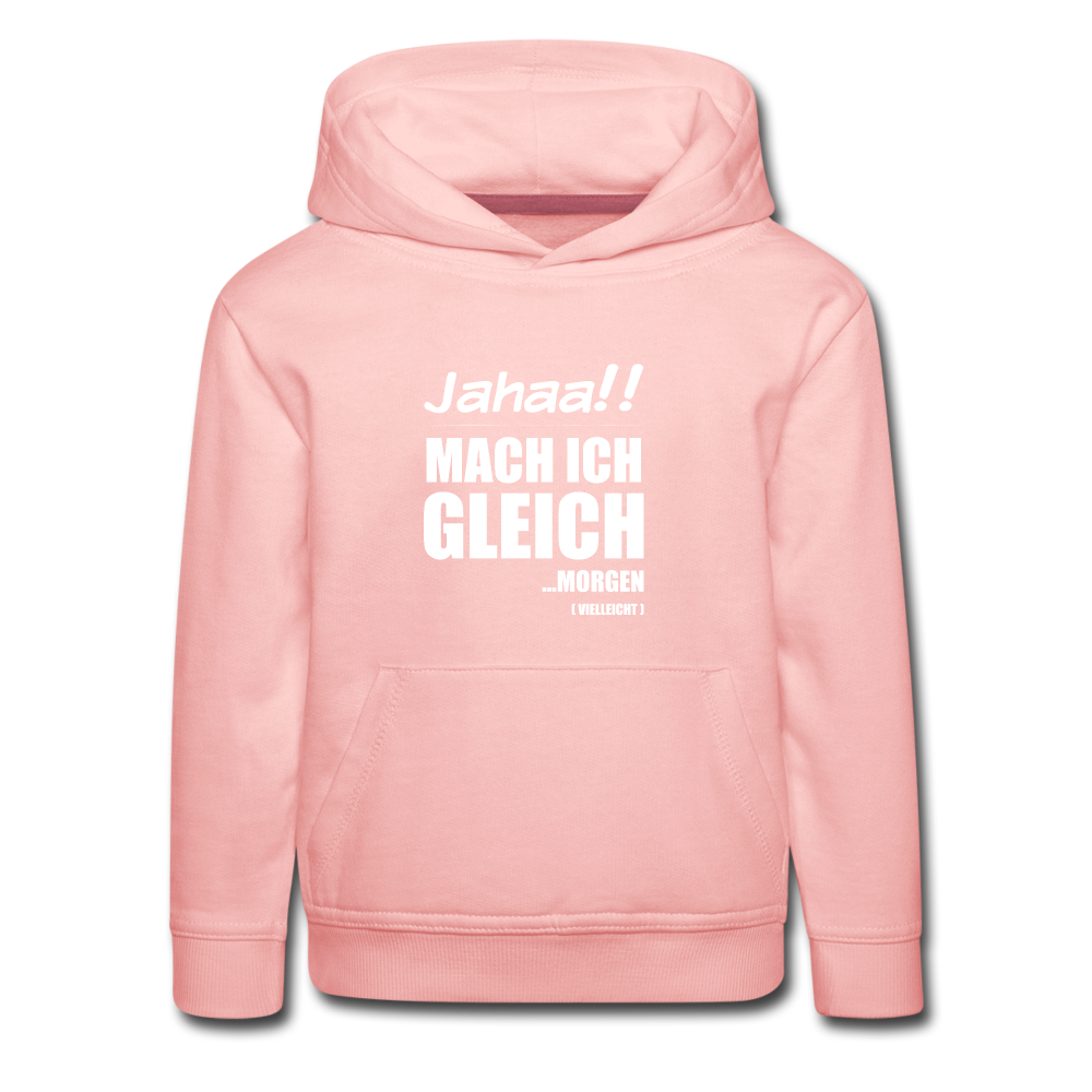 Lustiger Sprüche Kinder Hoodie mit süßem Tier für Mädchen und Jungs