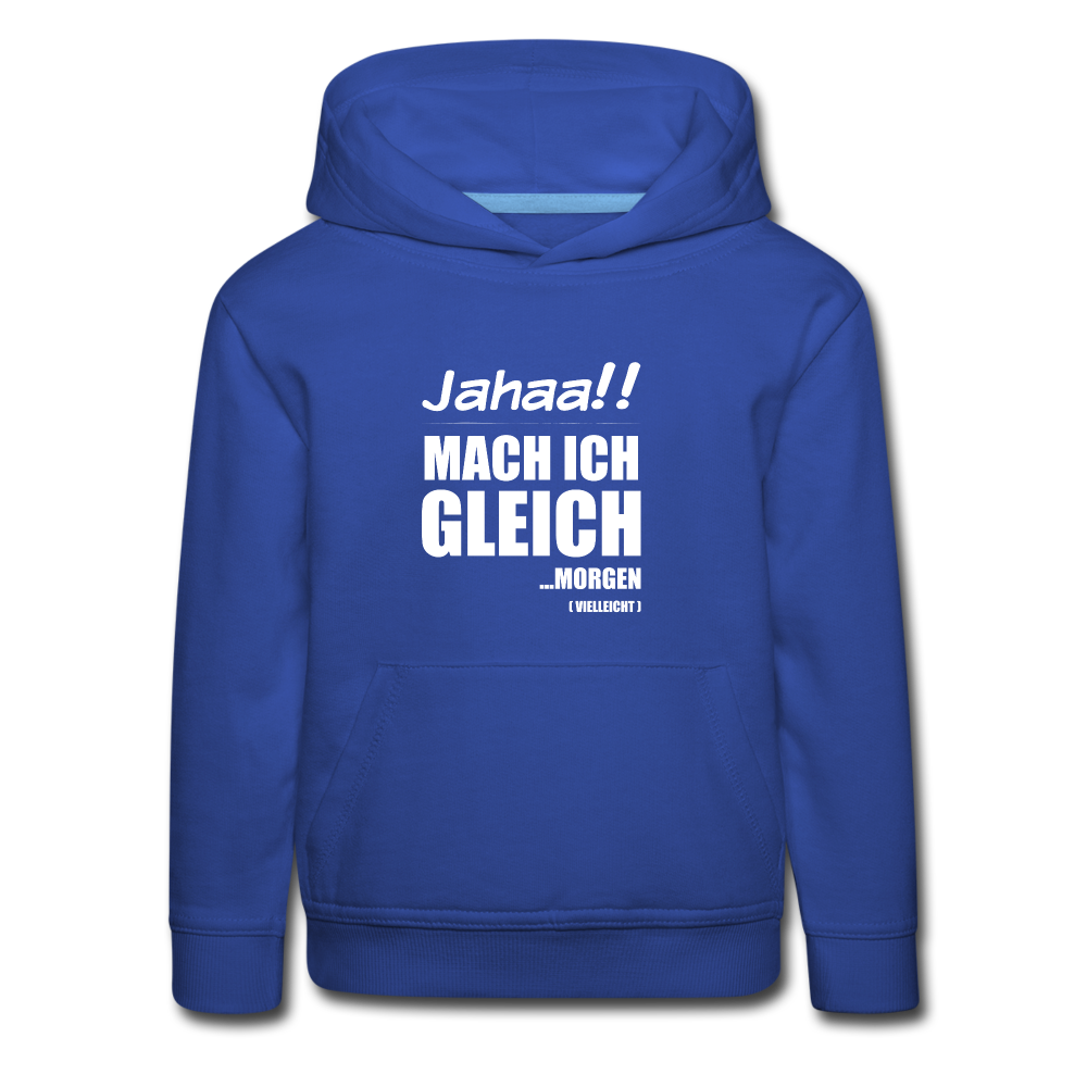 Lustiger Sprüche Kinder Hoodie mit süßem Tier für Mädchen und Jungs