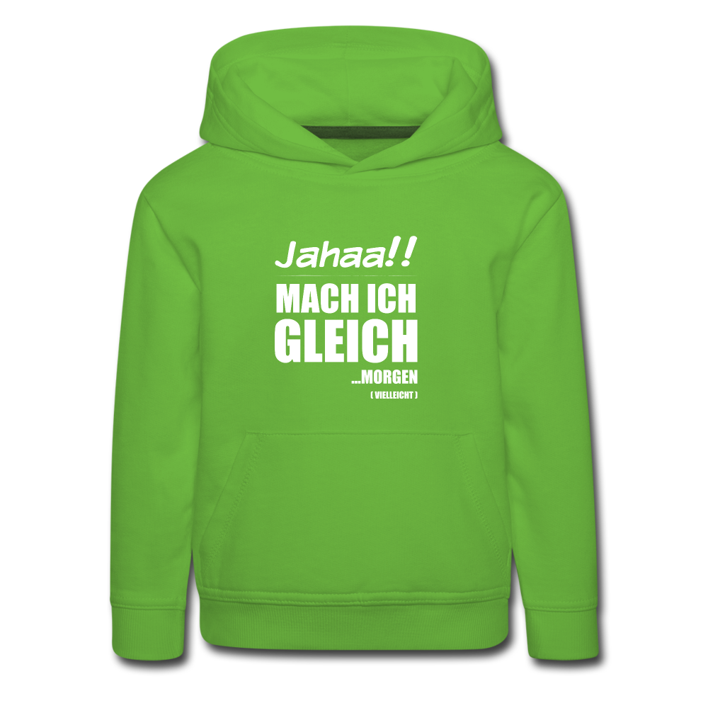 Lustiger Sprüche Kinder Hoodie mit süßem Tier für Mädchen und Jungs