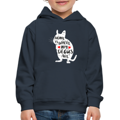 Lustiger Sprüche Kinder Hoodie mit süßem Tier für Mädchen und Jungs