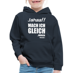 Lustiger Sprüche Kinder Hoodie mit süßem Tier für Mädchen und Jungs