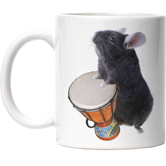 Chinchilla trommelt Djembe