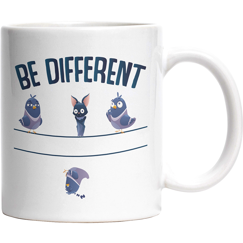 Be different Bat  Witzige Tasse kaufen Geschenk