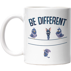 Be different Bat  Lustige Kaffeetassee online kaufen Geschenkidee