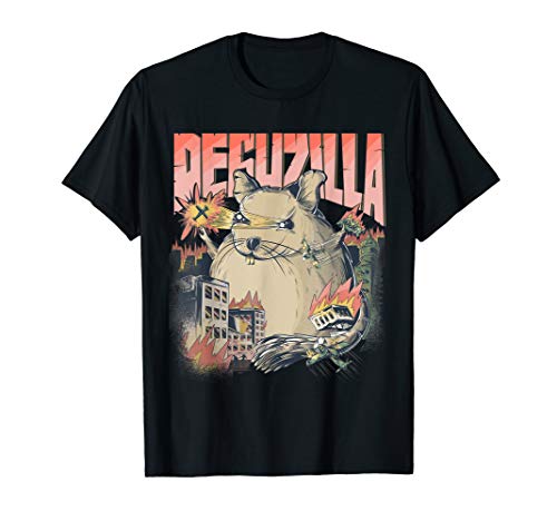 Lustiger DEGUZILLA DEGU Geschenk Deguhalter Octodon Degus T-Shirt in Default Title in Größe 