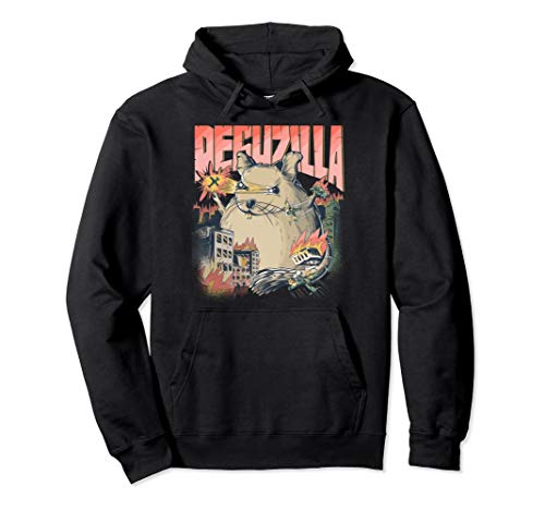 Lustiger DEGUZILLA DEGU Geschenk Deguhalter Octodon Degus Pullover Hoodie in Default Title in Größe 