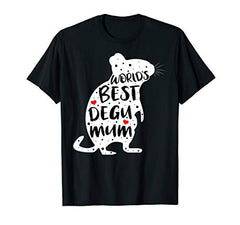 Degus | Schöner liebenswerter Spruch mit Degu | Nager T-Shirt in Default Title in Größe 