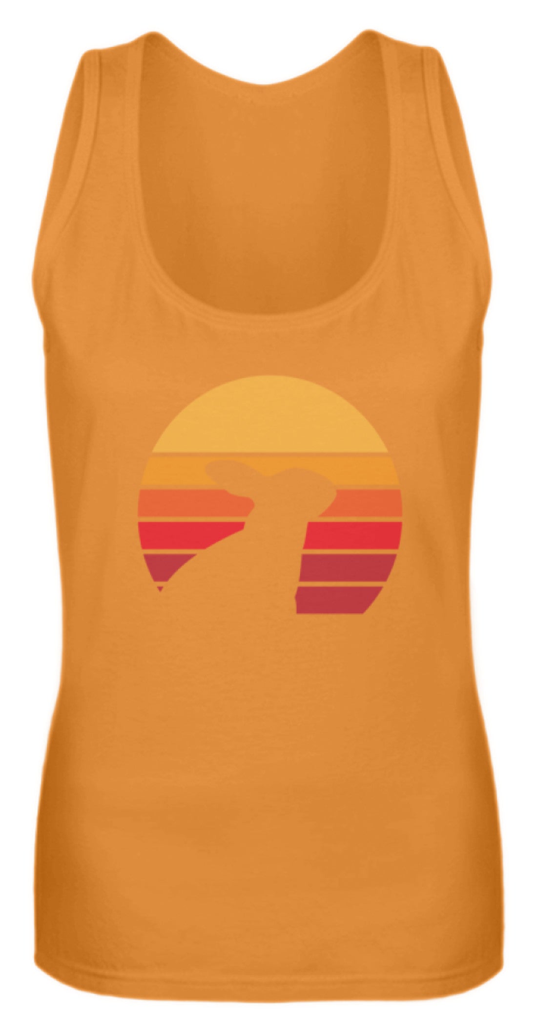Zeigt kaninchen schones liebenswertes retro motiv mit hase vintage frauen tanktop in Farbe White