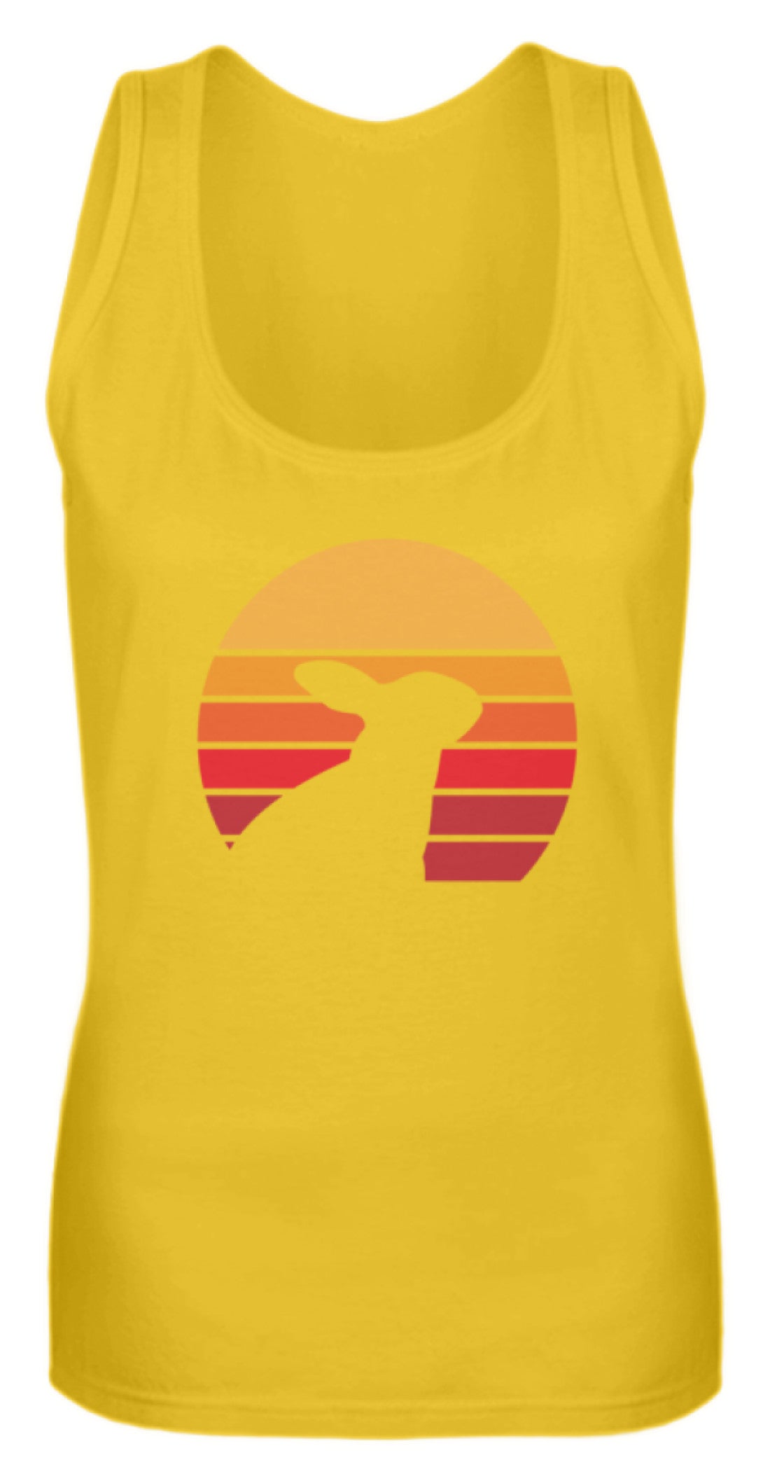 Zeigt kaninchen schones liebenswertes retro motiv mit hase vintage frauen tanktop in Farbe White