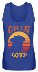 Zeigt chinchilla love vintage geschenk fur besitzer von chinchillas frauen tanktop in Farbe Pinky