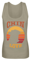 Zeigt chinchilla love vintage geschenk fur besitzer von chinchillas frauen tanktop in Farbe Pinky