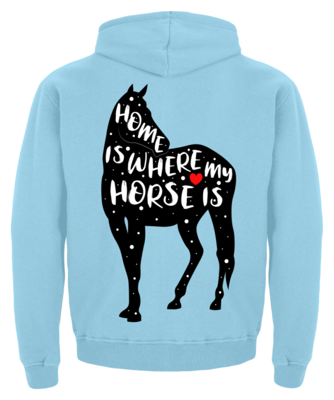Zeigt funny adorable horse saying kinder hoodie in Farbe Baby Pink