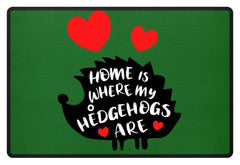 Zeigt hedgehogs saying cute pet fussmatte in Farbe Pink