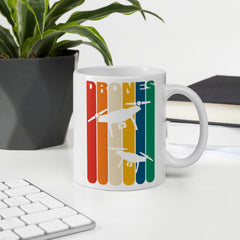 drones | Vintage Quadcopter | Mug for drone pilots