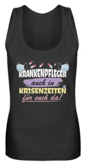 Krankenpfleger Spruch Virus | Frauen Tank Top in Black in Größe S