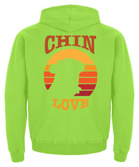 Zeigt chinchilla love vintage geschenk fur besitzer von chinchillas kinder hoodie in Farbe Baby Pink