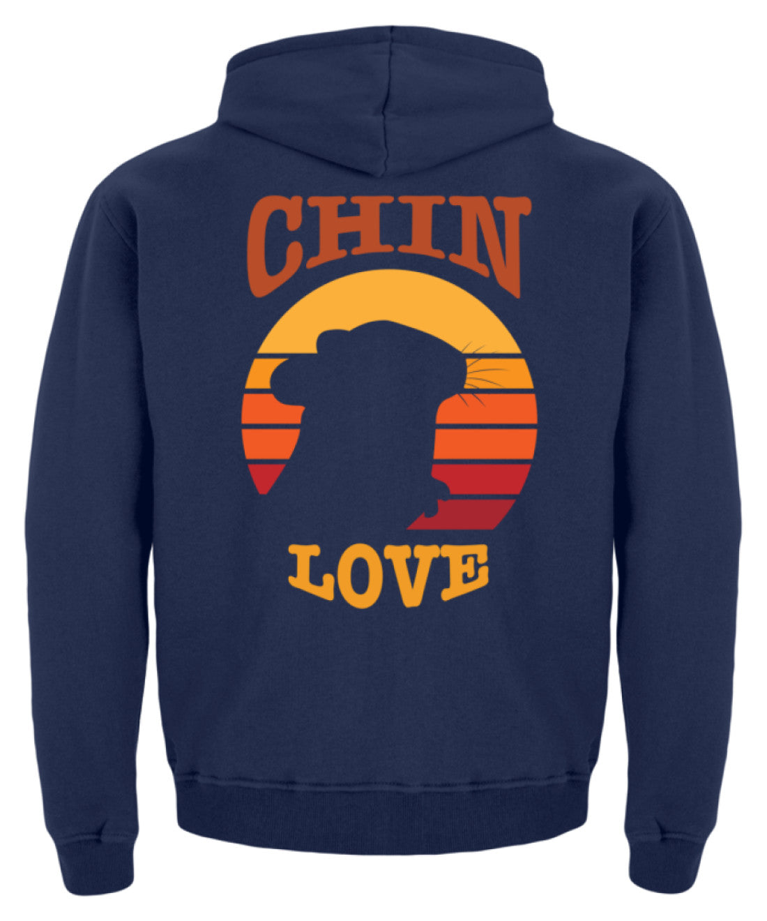 Zeigt chinchilla love vintage geschenk fur besitzer von chinchillas kinder hoodie in Farbe Jet Schwarz