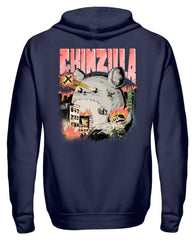 Zeigt funny chinzilla chinchilla owners zip hoodie in Farbe Black