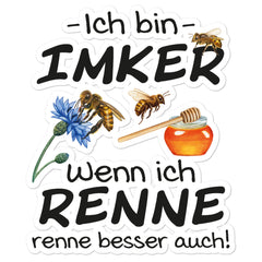 Lustiger Imker Spruch | Vinyl Aufkleber