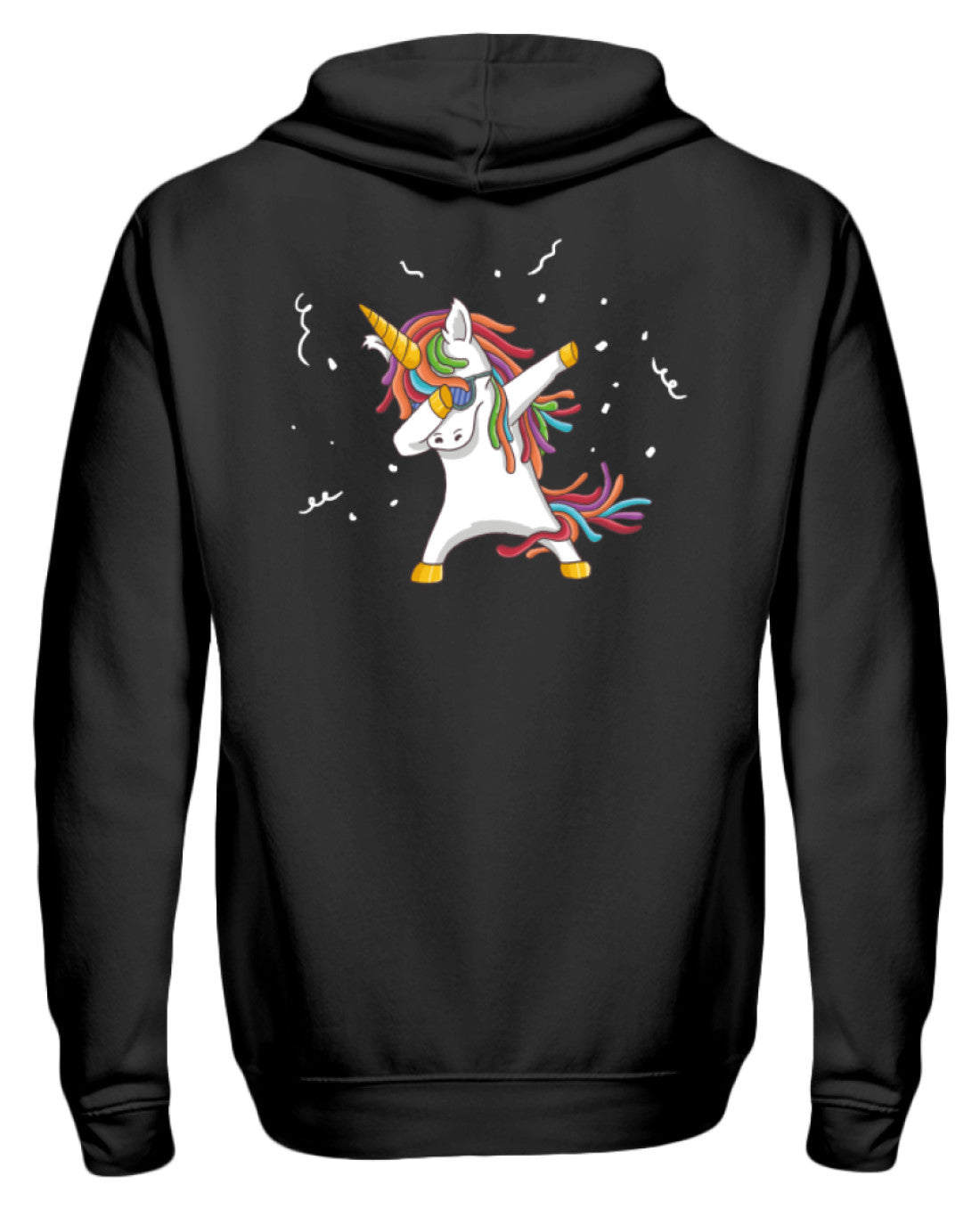 Zeigt dab einhorn dabbing unicorn zip hoodie in Farbe Navy
