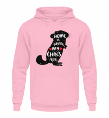 Zeigt chinchillas cooler spruch geschenk unisex kapuzenpullover hoodie in Farbe Sportgrau Heather