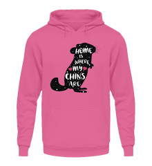 Zeigt chinchillas cooler spruch geschenk unisex kapuzenpullover hoodie in Farbe Sportgrau Heather