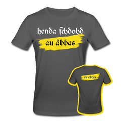 henda schdohd au äbbas | Männer Bio-T-Shirt