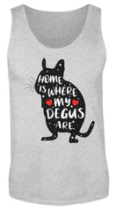 Degus | Owners Saying | Cute Degu | Herren Tank Top in Sport Grey (Heather) in Größe S