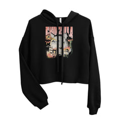 Produktbild zeigt Chinzilla | Crop Hoodie für Damen