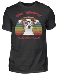 Jack Russel Terrier | Therapeuten Spruch | Herren T-Shirt in White in Größe S