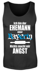 Ehemann einer Bayerin | Herren Tank Top in Black in Größe S