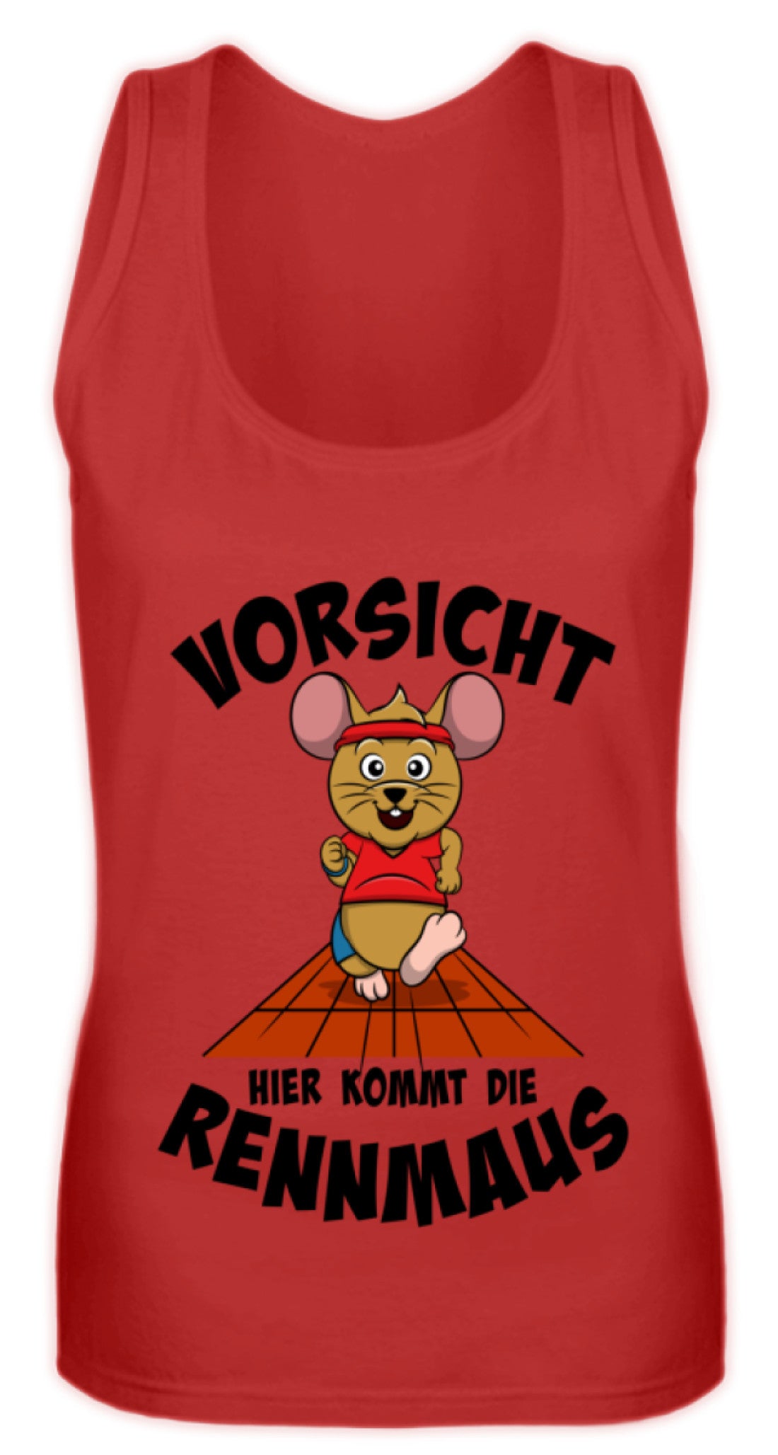 Zeigt motiv fur laufer sprinter marathoni frauen tanktop in Farbe Purple