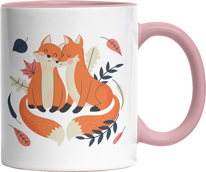 Thanks for existing in my little Galaxy Füchse 1 Witzige Altrosa Tasse kaufen Geschenk