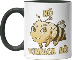 Nö Einfach Nö Biene 2 Witzige Black Tasse kaufen Geschenk